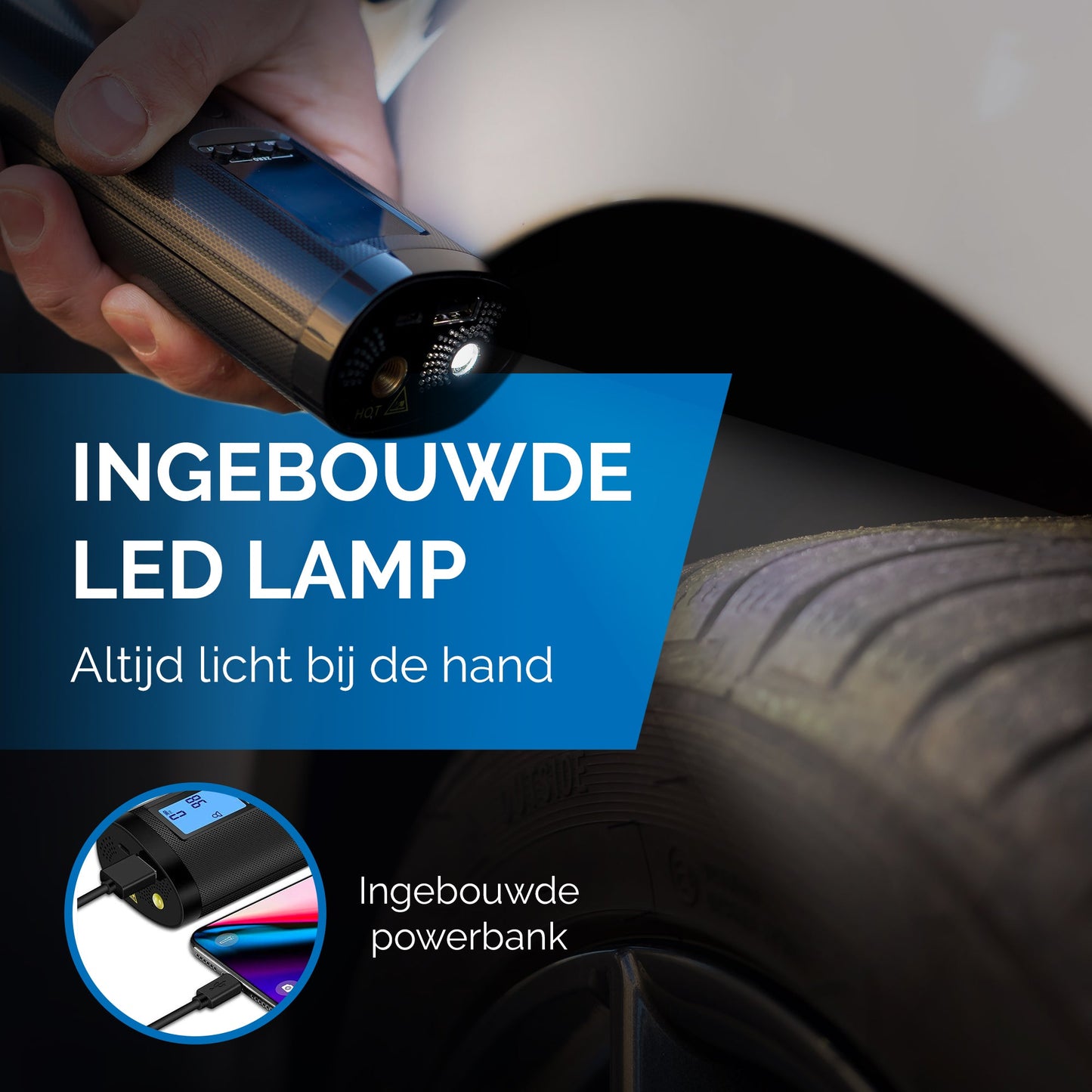 DonRox AirMaster Pro - Nooit meer met een lekke band langs de weg