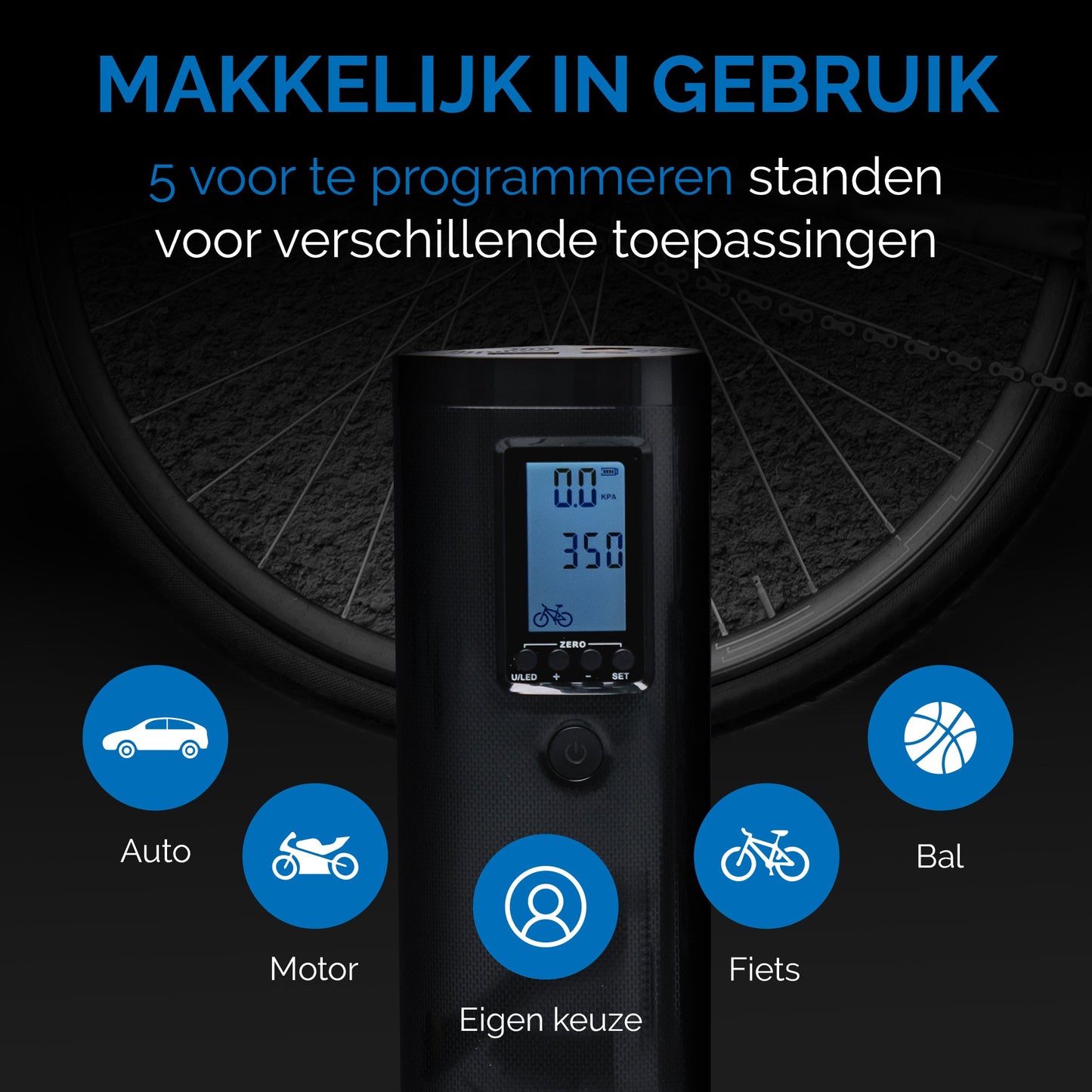 DonRox AirMaster Pro - Nooit meer met een lekke band langs de weg
